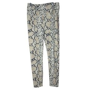 Allfenix‎ white python 7/8 leggings small